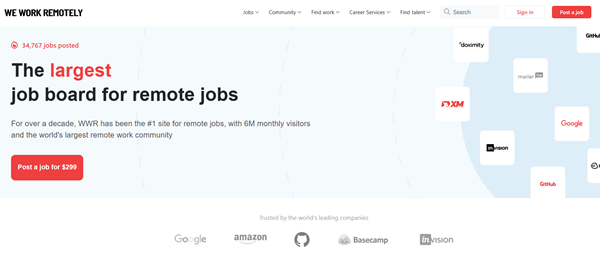 we work remotely