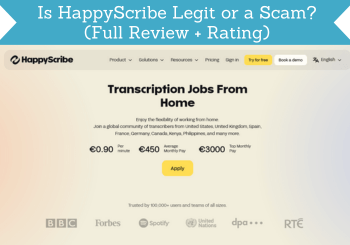 happyscribe review header