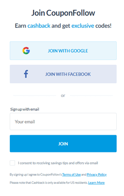 how to join couponfollow
