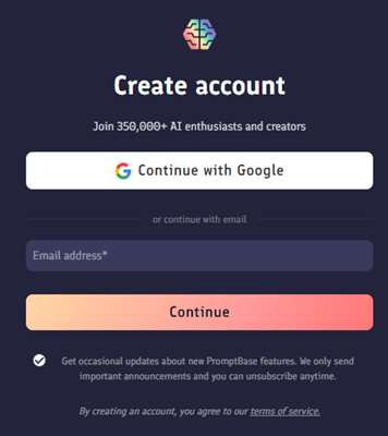 how to join promptbase