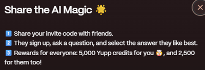 yupp referral program