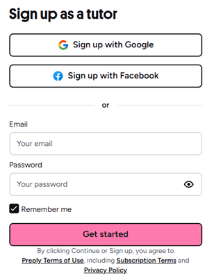 how to join preply