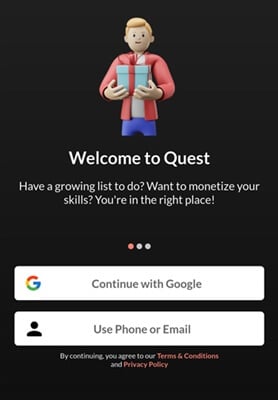 how to join quest