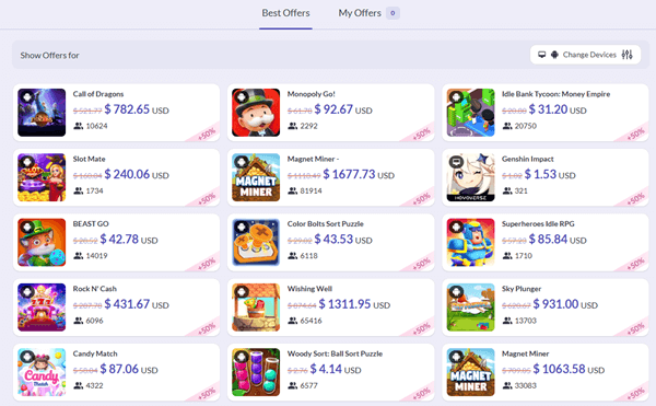 paid offers on earnstar