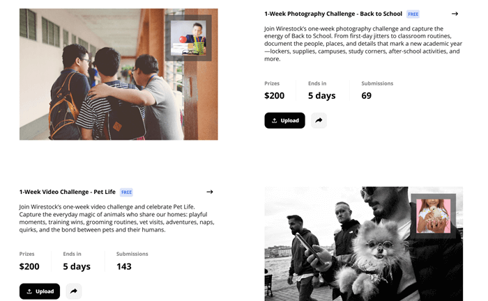 wirestock challenges