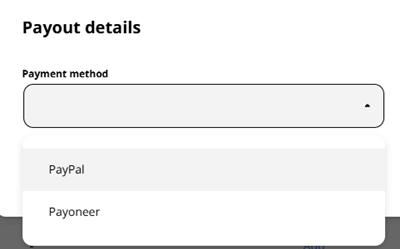 wirestock payout methods
