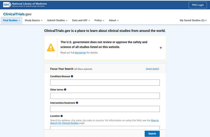 clinicaltrials gov