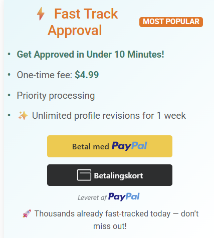 fast track approval
