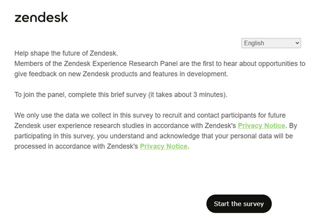 how to join zendesk experience research panel