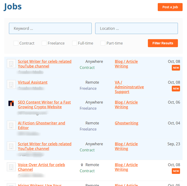 problogger jobs