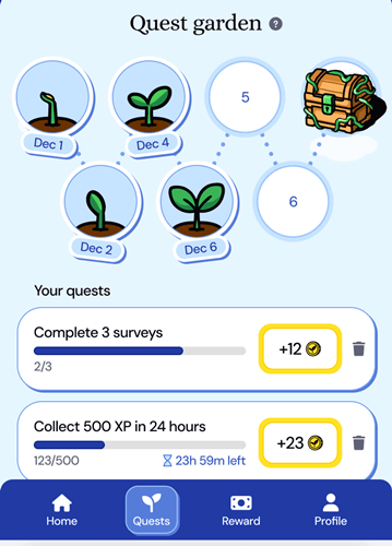 sproutful quest garden