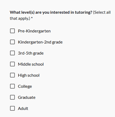 students you can tutor