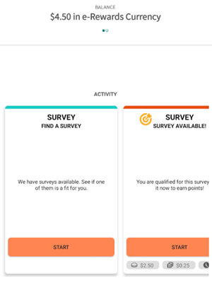 paid surveys on e rewards