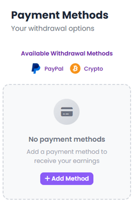 payout options of earnne