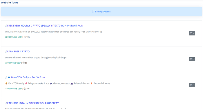 adeasly website tasks