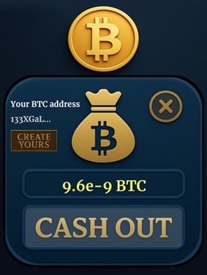 cashout from click for btc