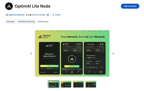 optimai network chrome extension