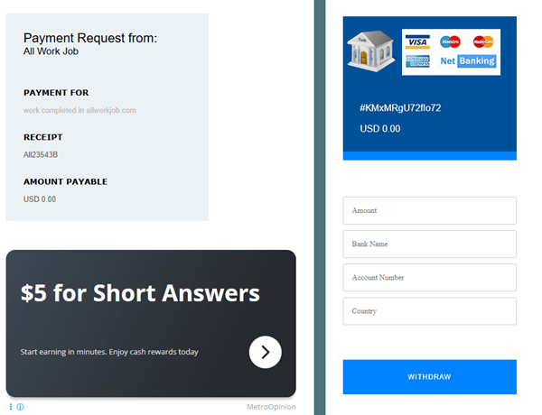 allworkjob payout form