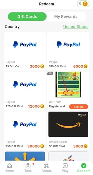 walktask payout methods