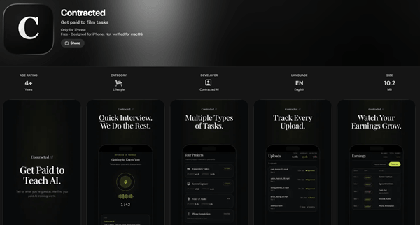 contracted ai app
