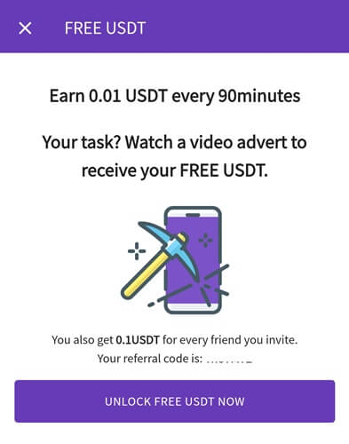 viewing ads on pluto