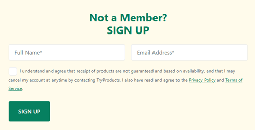 how to join tryproducts