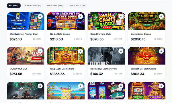 playing games on surveyclub