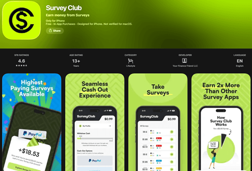 surveyclub app